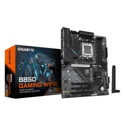 GIGABYTE B850 GAMING WIFI6 Carte Mère - AMD Ryzen 9000 Series CPUs, VRM numérique 6+2+2 phases, jusqu'à 8200MHz DDR5 (OC), 1xPCIe 5.0 + 2xPCIe 4.0 M.2, LAN GbE, WIFI 6, USB 3.2 Gen 2 GIGABYTE B850 GAMING WIFI6 Carte Mère - AMD Ryzen 9000 Series CPUs, VRM numérique 6+2+2 phases, jusqu'à 8200MHz DDR5 (OC), 1xPCIe 5.0 + 2xPCIe 4.0 M.2, LAN GbE, WIFI 6, USB 3.2 Gen 2