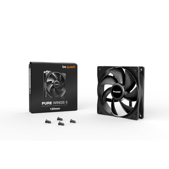 be quiet! Pure Wings 3 120mm Boitier PC Ventilateur 12 cm Noir 1 pièce(s)