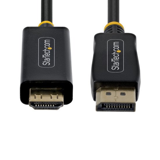 StarTech.com Câble Adaptateur DisplayPort vers HDMI de 1m avec Connecteurs à Verrouillage, 4K 60Hz, HDR, Convertisseur Vidéo DP vers HDMI Unidirectionnel, DP Desktop vers Moniteur HDMI