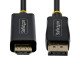 StarTech.com Câble Adaptateur DisplayPort vers HDMI de 1m avec Connecteurs à Verrouillage, 4K 60Hz, HDR, Convertisseur Vidéo DP vers HDMI Unidirectionnel, DP Desktop vers Moniteur HDMI