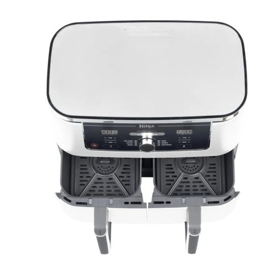 Ninja AF400EU Double 9,5 L Autonome 2470 W Friteuse d'air chaud Blanc Ninja AF400EU Double 9,5 L Autonome 2470 W Friteuse d'air chaud Blanc