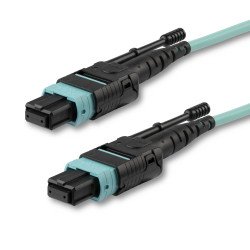 StarTech.com MPO12PL10M câble de fibre optique 10 m MPO/MTP OM3 Couleur aqua StarTech.com MPO12PL10M câble de fibre optique 10 m MPO/MTP OM3 Couleur aqua