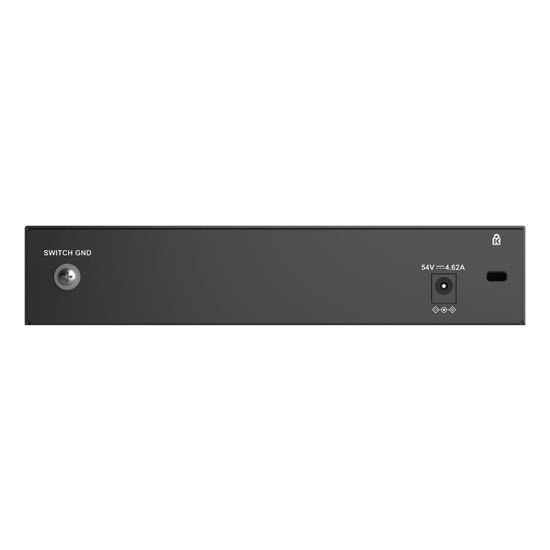D-Link DMS-108P/E commutateur réseau Non-géré 2.5G Ethernet (100/1000/2500) Connexion Ethernet POE Noir
