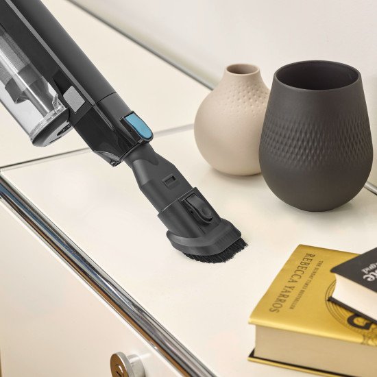 Severin HV 7151 aspirateur balai et balai électrique Batterie Sec HEPA Sans sac 300 W Noir, Bleu, Argent 2,2 Ah Severin HV 7151 aspirateur balai et balai électrique Batterie Sec HEPA Sans sac 300 W Noir, Bleu, Argent 2,2 Ah