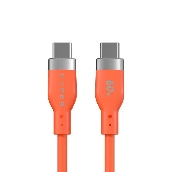 Targus HyperJuice Flex câble USB USB 2.0 1,5 m USB C 0,48 Gbit/s 60 W Orange