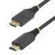 StarTech.com Câble HDMI Haut Débit de 90cm avec Connecteur à Pince, 4K 60Hz/1440p 144Hz, HDR10/HDCP 2.2/ARC, 18Gbps, UHD HDMI 2.0, Cordon pour TV/Moniteur/Écran, Gaine TPE StarTech.com Câble HDMI Haut Débit de 90cm avec Connecteur à Pince, 4K 60Hz/1440p 144Hz, HDR10/HDCP 2.2/ARC, 18Gbps, UHD HDMI 2.0, Cordon pour TV/Moniteur/Écran, Gaine TPE