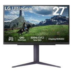 LG 27GS85QX-B écran PC 68,6 cm (27") 2560 x 1440 pixels Quad HD LCD Noir