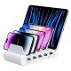 Compulocks 5 Ports USB Charging Dock Station Smartphone, Tablette Blanc Secteur Intérieure