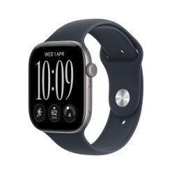 Apple Watch Series 12 OLED 46 mm Numérique 416 x 496 pixels Écran tactile Gris Wifi GPS (satellite)