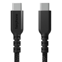 Fairphone ACCABL-4CC-WW1 câble USB USB 2.0 2,5 m USB C Noir Fairphone ACCABL-4CC-WW1 câble USB USB 2.0 2,5 m USB C Noir