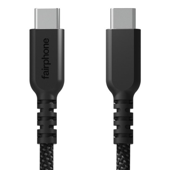 Fairphone ACCABL-2CC-WW1 câble USB USB 2.0 1 m USB C Noir
