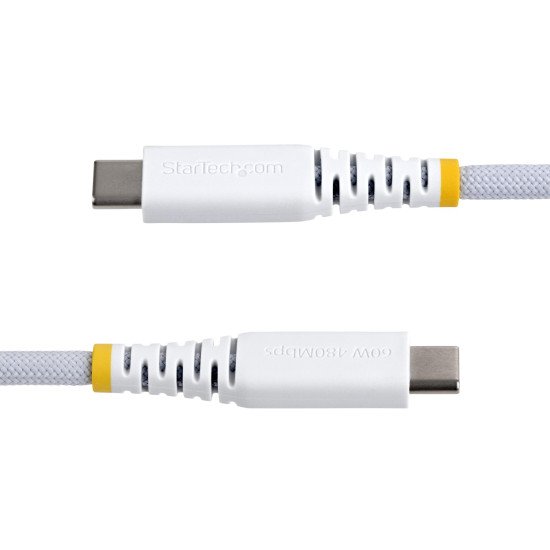 StarTech.com USB2CC30CMNCBRWH câble USB USB 2.0 0,3 m USB C Blanc