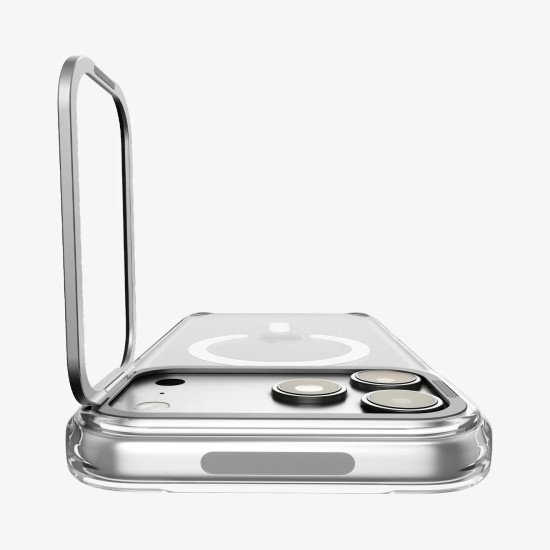 Spigen Ultra Hybrid Optik S (Mag Fit) coque de protection pour téléphones portables 17,5 cm (6.9") Housse Transparent, Argent