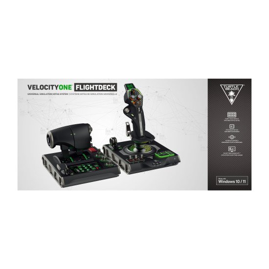 Turtle Beach Système de simulation universelle HOTAS VelocityOne™ Flightdeck Turtle Beach Système de simulation universelle HOTAS VelocityOne™ Flightdeck
