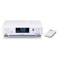 Lenco KCR-190 Cuisine Analogique et numérique Blanc
