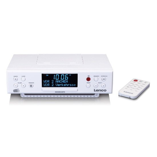 Lenco KCR-190 Cuisine Analogique et numérique Blanc Lenco KCR-190 Cuisine Analogique et numérique Blanc