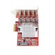 StarTech.com Carte PCIe USB-C 4 Ports, USB 3.2 10 Gbit/s, Carte d'Extension PCI Express USB-C, 4 Contrôleurs USB Indépendants, Carte PCIe USB Type-C, Windows/Linux/macOS, Conforme TAA