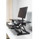 BakkerElkhuizen Adjustable Sit-Stand Desk Riser 2 Black