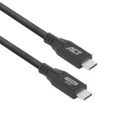 ACT Câble USB 3.0 10Gbps 60W USB Type-C, 0,5 mètre ACT Câble USB 3.0 10Gbps 60W USB Type-C, 0,5 mètre