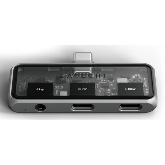 Satechi ST-HXRAJM station d'accueil USB 3.2 Gen 2 (3.1 Gen 2) Type-C Gris