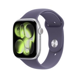 Apple Watch Series 11 OLED 46 mm Numérique 416 x 496 pixels Écran tactile 5G Argent Wifi GPS (satellite)