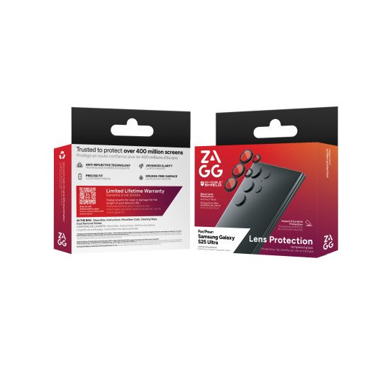 InvisibleShield Glass (Camera Lens) Protecteur d'objectif caméra Samsung 5 pièce(s) InvisibleShield Glass (Camera Lens) Protecteur d'objectif caméra Samsung 5 pièce(s)