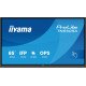 iiyama TN6505A-B1AG Écran d'affichage dynamique Écran plat interactif 163,8 cm (64.5") 500 cd/m² 4K Ultra HD Noir Écran tactile
