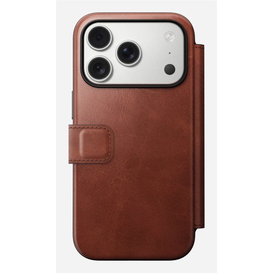 Nomad Modern Leather Folio coque de protection pour téléphones portables 16 cm (6.3") Marron