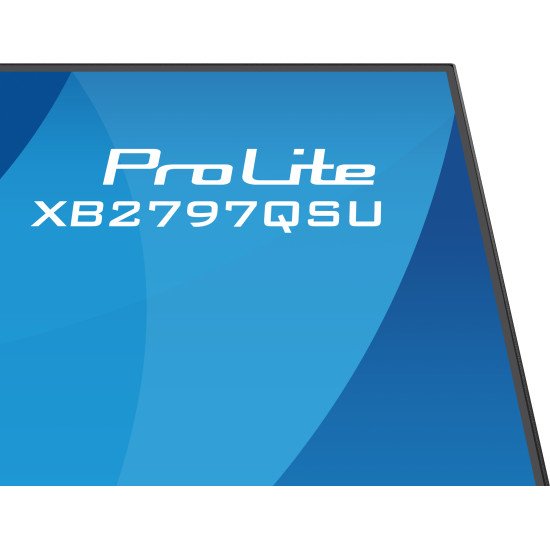 iiyama ProLite XB2797QSU-B1 écran PC 68,6 cm (27") 2560 x 1440 pixels Quad HD LED Noir