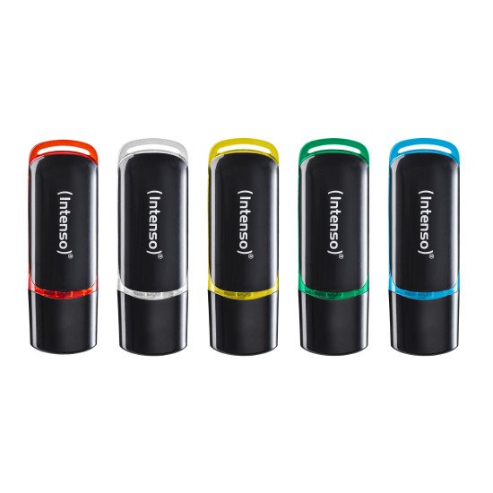 Intenso 3511575 lecteur USB flash 16 Go USB Type-A 2.0 Noir, Rouge, Vert, Transparent, Jaune, Bleu