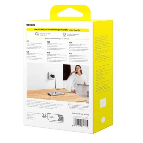 Baseus Palm Universel Noir Secteur Intérieure