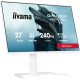 iiyama G-MASTER GB2771HSU-W1 écran PC 68,6 cm (27") 1920 x 1080 pixels Blanc