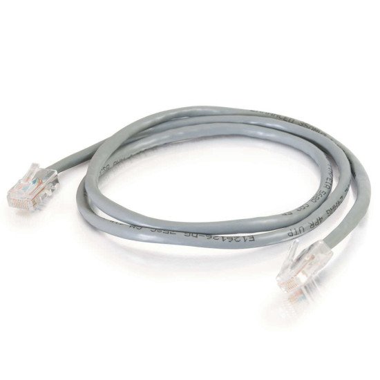 C2G Câble de raccordement réseau Cat5e sans gaine non blindé (UTP) de 1 M - Gris