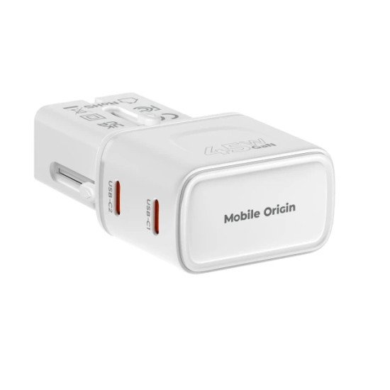 Mobile Origin MO-PW26-WHT chargeur d'appareils mobiles Universel Noir Secteur Charge rapide Intérieure