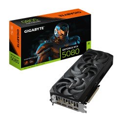 GIGABYTE GeForce RTX 5080 WINDFORCE OC SFF 16G Carte Graphique - 16 Go GDDR7, 256 bits, PCI-E 5.0, 2670MHz Fréquence du Cœur, 3 x DP 2.1a, 1 x HDMI 2.1b, GV-N5080WF3OC-16GD GIGABYTE GeForce RTX 5080 WINDFORCE OC SFF 16G Carte Graphique - 16 Go GDDR7, 256 bits, PCI-E 5.0, 2670MHz Fréquence du Cœur, 3 x DP 2.1a, 1 x HDMI 2.1b, GV-N5080WF3OC-16GD