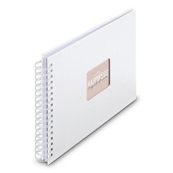 Hama 00009843 album photo et protège-page Blanc 50 feuilles 10 x 15 Reliure spiralée