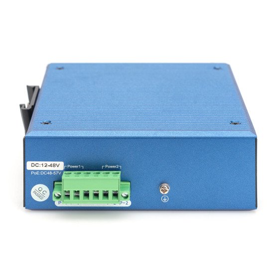 Digitus Commutateur industriel 8+4 ports Gigabit Ethernet PoE