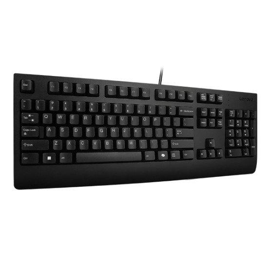 Lenovo Preferred Pro II clavier maison/bureau USB Belge, Anglais Noir Lenovo Preferred Pro II clavier maison/bureau USB Belge, Anglais Noir