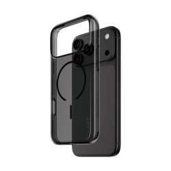 PanzerGlass CARE™ by ® Smokey Case w. Black MagSafe iPhone 2026 Pro Max | 17 Pro Max coque de protection pour téléphones portables Housse Transparent
