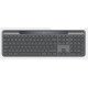 Logitech Signature Slim Solar + K980 for Business clavier Universel RF sans fil + Bluetooth Suisse Graphite