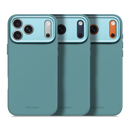 Decoded Silicone Backcover Apple iPhone 17 Pro Max Retro Blue coque de protection pour téléphones portables 17,5 cm (6.9") Housse Bleu