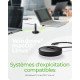 ICY BOX IB-1610MCD-C31 USB 3.2 Gen 2 (3.1 Gen 1) Type-C Noir