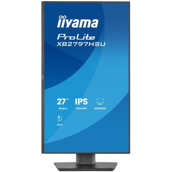 iiyama ProLite XB2797HSU-B1 écran PC 68,6 cm (27") 1920 x 1080 pixels Full HD LED Noir