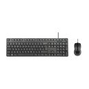 Targus AKM622FR clavier Souris incluse Universel USB AZERTY Français Noir
