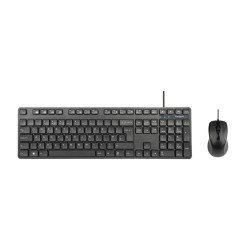 Targus AKM622FR clavier Souris incluse Universel USB AZERTY Français Noir
