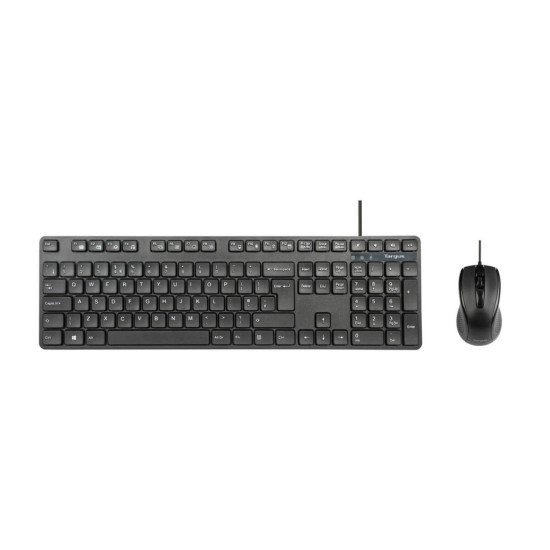 Targus AKM622FR clavier Souris incluse Universel USB AZERTY Français Noir