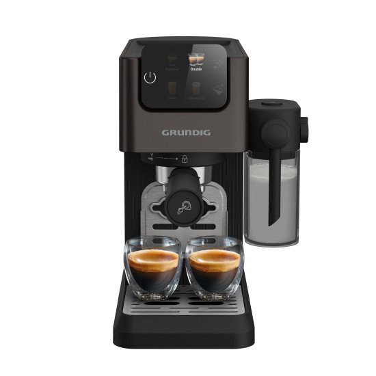 Grundig KSM 6430Delisia Coffee Yarı Otomatik Kapsüllü Süt Hazneli Espresso Makinesi Semi-automatique Machine à expresso 1,1 L