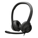 Logitech H390 USB Casque Avec fil Arceau Appels/Musique USB Type-A Noir Logitech H390 USB Casque Avec fil Arceau Appels/Musique USB Type-A Noir