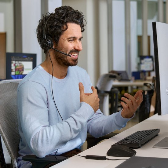 HP Poly Micro-casque filaire USB binaural Mission 425 (en vrac)