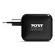 Port Designs 902100PEU chargeur d'appareils mobiles Universel Noir Secteur Charge rapide Intérieure